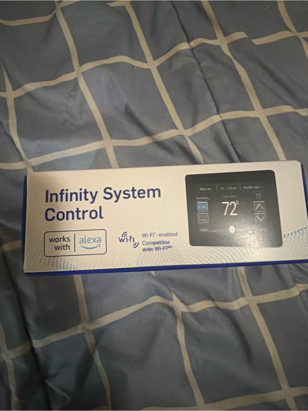 Carrier Infinity System Control Smart Thermostat - White/Blue Box - Picture 2 of 4